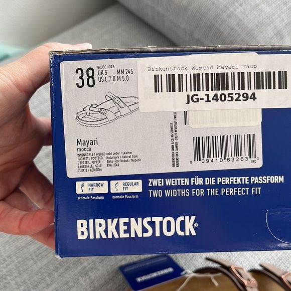Birkenstock Mayari Mocca Sandal Size 7 or 7.5 Narrow - Picture 8 of 8